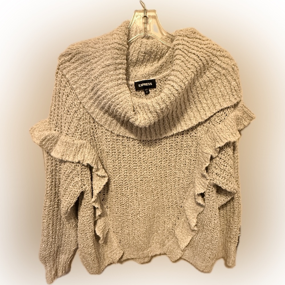 Express Sweater with Ruffles